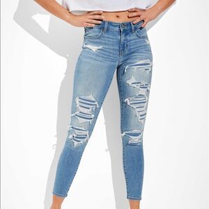 American Eagle High Rise Jegging Crop